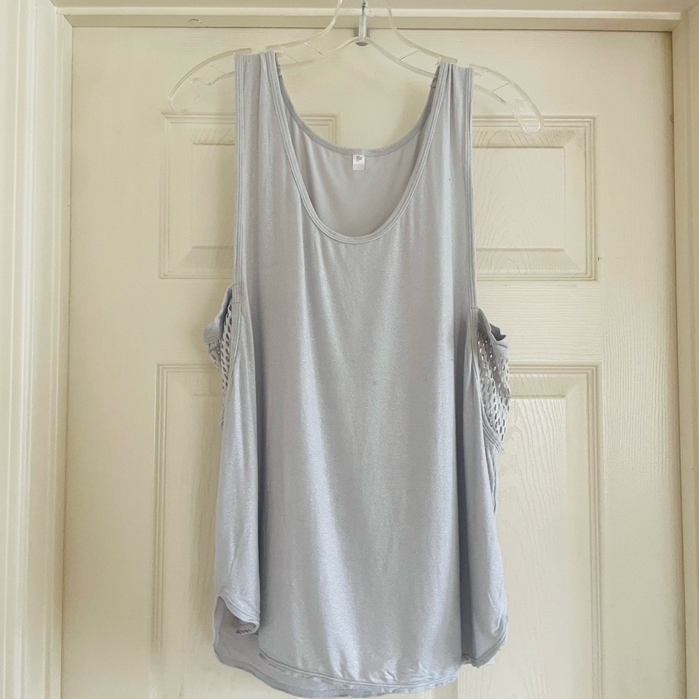 Joy Lab Silver Metallic Tank